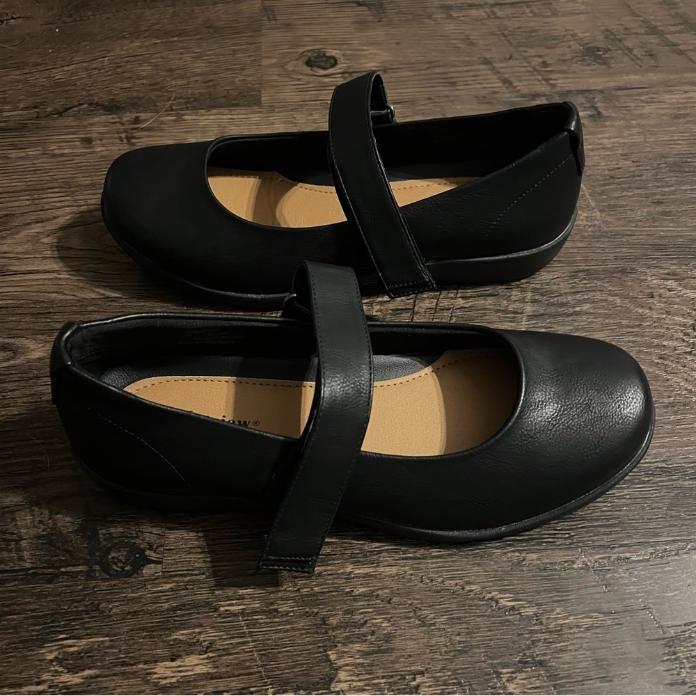 Comfort Plus by Predictions Black Flats - Picture 7 of 7